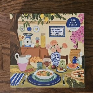 Galison Italian Kitchen Scene 500 Piece Puzzle